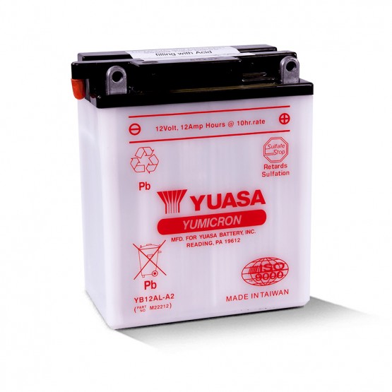 YUASA YB12AL-A2 - аккумулятор HIGH PERFORMANCE YUASA YB12AL-A2 - аккумулятор HIGH PERFORMANCE