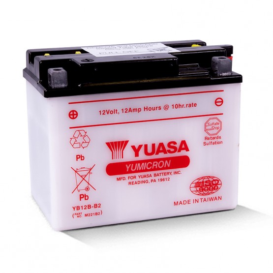 YUASA YB12B-B2 - аккумулятор HIGH PERFORMANCE