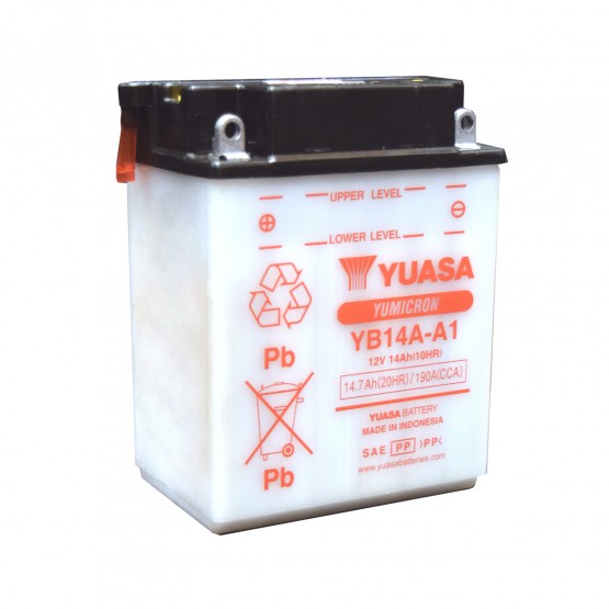 YUASA YB14A-A1 - аккумулятор HIGH PERFORMANCE