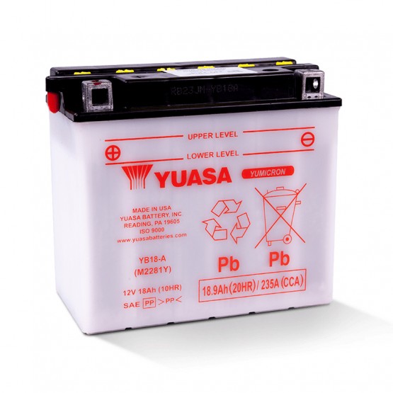 YUASA YB18-A - аккумулятор HIGH PERFORMANCE YUASA YB18-A - аккумулятор HIGH PERFORMANCE