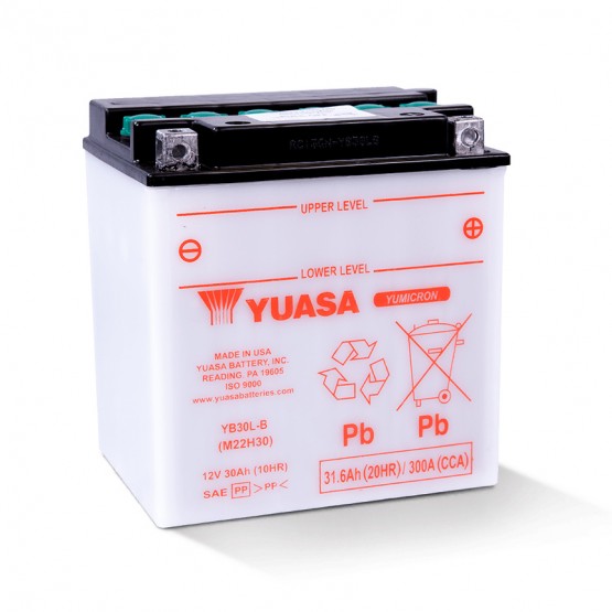 YUASA YB30L-B - аккумулятор HIGH PERFORMANCE