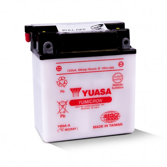 YUASA YB9A-A - аккумулятор HIGH PERFORMANCE YUASA YB9A-A - аккумулятор HIGH PERFORMANCE