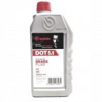 BREMBO DOT5.1 - тормозная жидкость, 0,5 л.