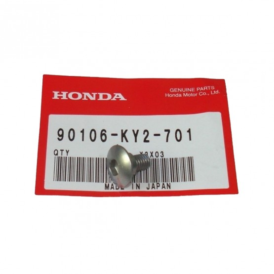 Honda 90106-KY2-701 - болт крепления пластика для мотоцикла (M6x11) Honda 90106-KY2-701 - болт крепления пластика для мотоцикла (M6x11)