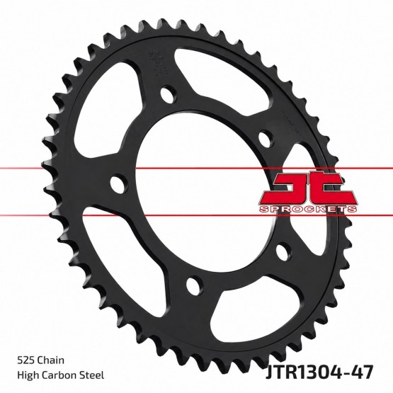 JT SPROCKETS JTR1304.47ZBK - звезда приводная ведомая (черная) JT SPROCKETS JTR1304.47ZBK - звезда приводная ведомая (черная)