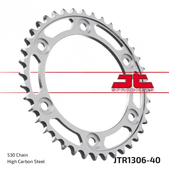 JT SPROCKETS JTR1306.40ZBK - звезда приводная ведомая (черная)