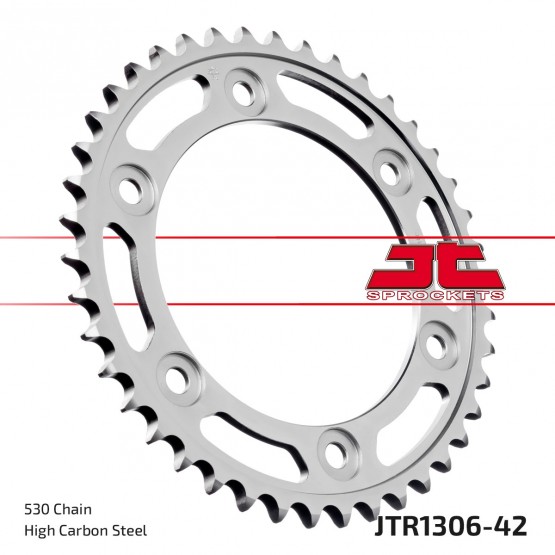 JT SPROCKETS JTR1306.42ZBK - звезда приводная ведомая (черная) JT SPROCKETS JTR1306.42ZBK - звезда приводная ведомая (черная)