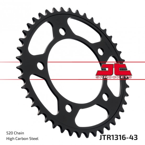 JT SPROCKETS JTR1316.43 - звезда приводная ведомая