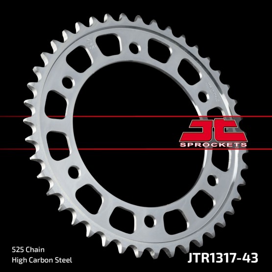 JT SPROCKETS JTR1317.43 - звезда приводная ведомая JT SPROCKETS JTR1317.43 - звезда приводная ведомая