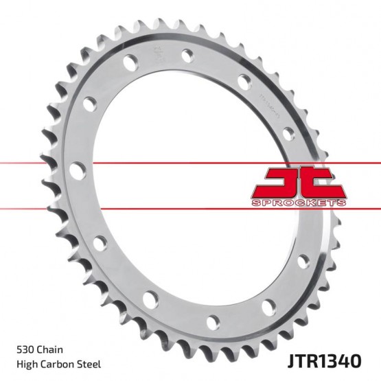 JT SPROCKETS JTR1340.43ZBK - звезда приводная ведомая (черная) JT SPROCKETS JTR1340.43ZBK - звезда приводная ведомая (черная)