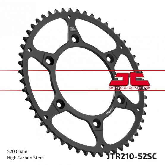 JT SPROCKETS JTR210.52SC - звезда приводная ведомая JT SPROCKETS JTR210.52SC - звезда приводная ведомая