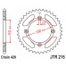 JT SPROCKETS JTR215.55 - звезда приводная ведомая JT SPROCKETS JTR215.55 - звезда приводная ведомая