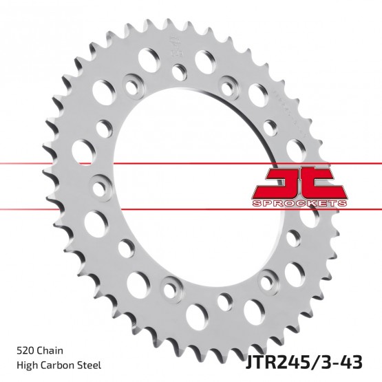 JT SPROCKETS JTR245/3.43 - звезда приводная ведомая JT SPROCKETS JTR245/3.43 - звезда приводная ведомая