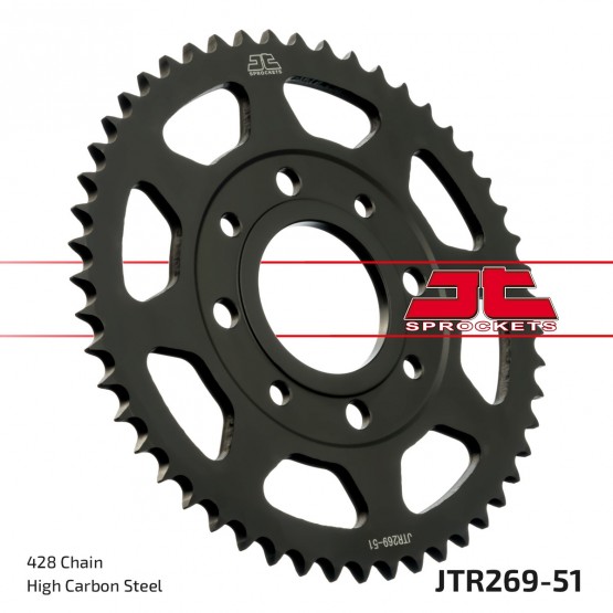 JT SPROCKETS JTR269.51 - звезда приводная ведомая JT SPROCKETS JTR269.51 - звезда приводная ведомая