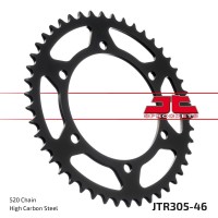 JT SPROCKETS JTR305.46ZBK - звезда приводная ведомая (черная)
