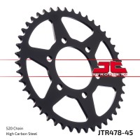 JT SPROCKETS JTR478.45ZBK - звезда приводная ведомая (черная)