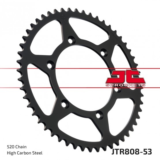 JT SPROCKETS JTR808.53 - звезда приводная ведомая JT SPROCKETS JTR808.53 - звезда приводная ведомая