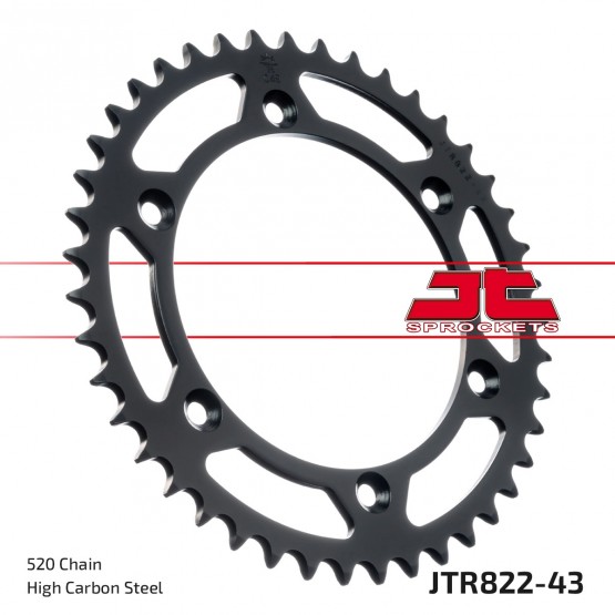 JT SPROCKETS JTR822.43 - звезда приводная ведомая JT SPROCKETS JTR822.43 - звезда приводная ведомая