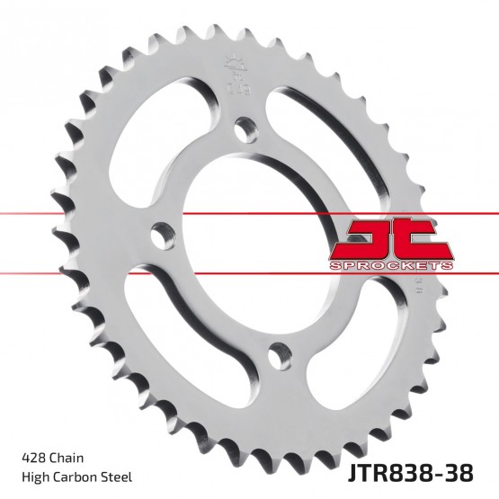 JT SPROCKETS JTR838.38 - звезда приводная ведомая JT SPROCKETS JTR838.38 - звезда приводная ведомая