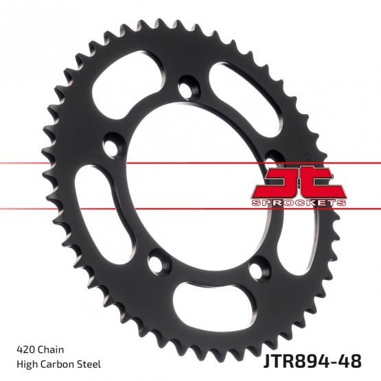 JT SPROCKETS JTR894.48ZBK - звезда приводная ведомая (черная) JT SPROCKETS JTR894.48ZBK - звезда приводная ведомая (черная)