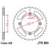 JT SPROCKETS JTR895.49ZBK - звезда приводная ведомая (черная) JT SPROCKETS JTR895.49ZBK - звезда приводная ведомая (черная)