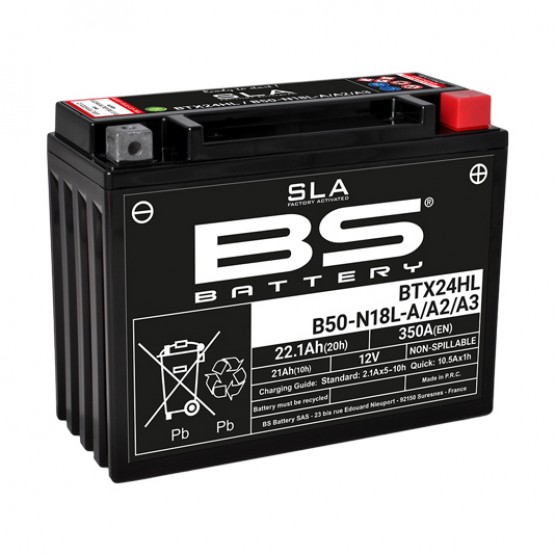 BS-BATTERY YTX24HL (Y50-N18L-A/A2/A3) - аккумулятор SLA
