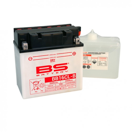 BS-BATTERY YB16CL-B - аккумулятор DRY