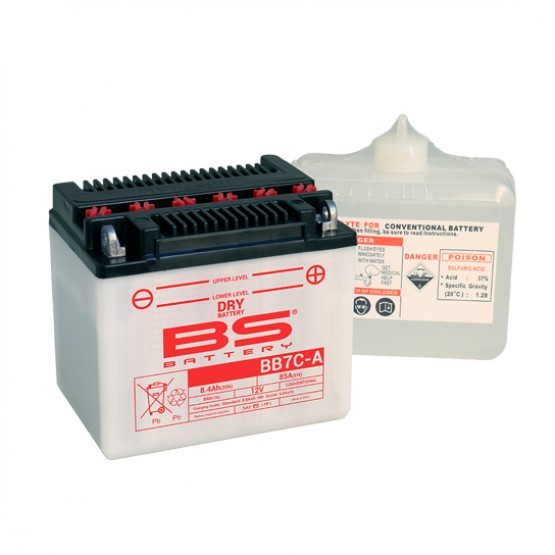 BS-BATTERY YB7C-A - аккумулятор DRY