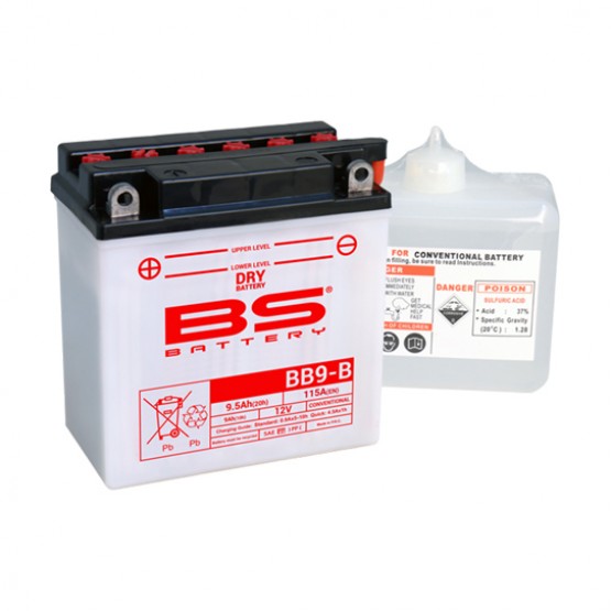 BS-BATTERY YB9-B - аккумулятор DRY