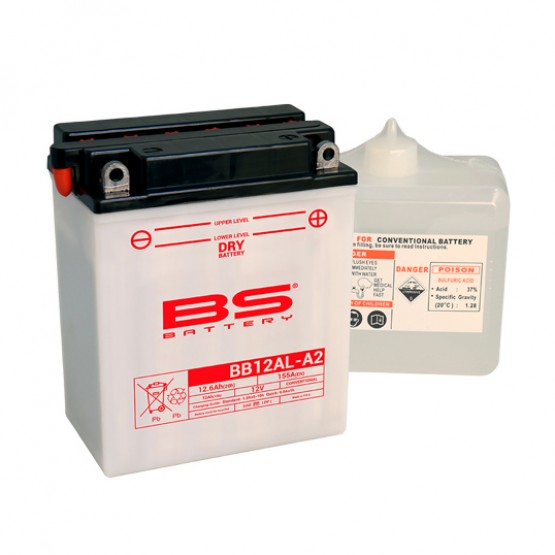 BS-BATTERY YB12AL-A2 - аккумулятор DRY