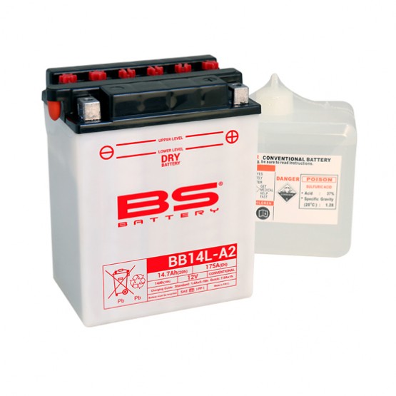 BS-BATTERY YB14L-A2 - аккумулятор DRY