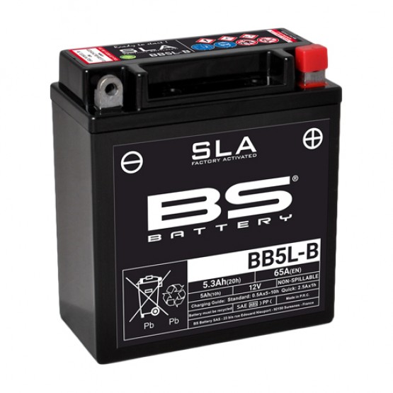 BS-BATTERY YB5L-B - аккумулятор SLA