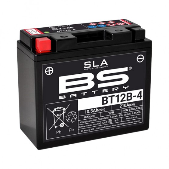 BS-BATTERY YT12B-4 - аккумулятор SLA