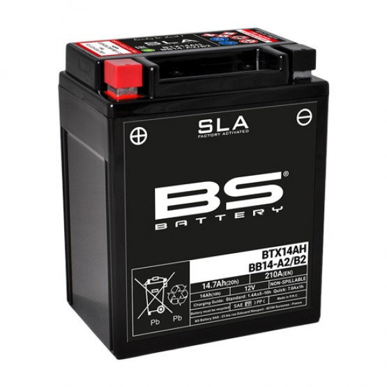 BS-BATTERY YTX14AH-BS - аккумулятор SLA