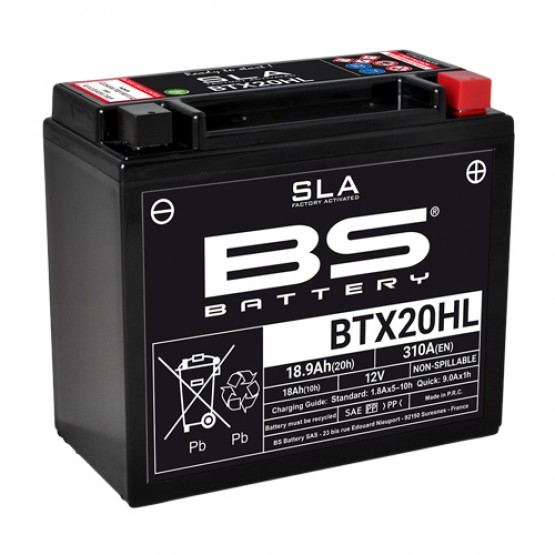 BS-BATTERY YTX20HL - аккумулятор SLA