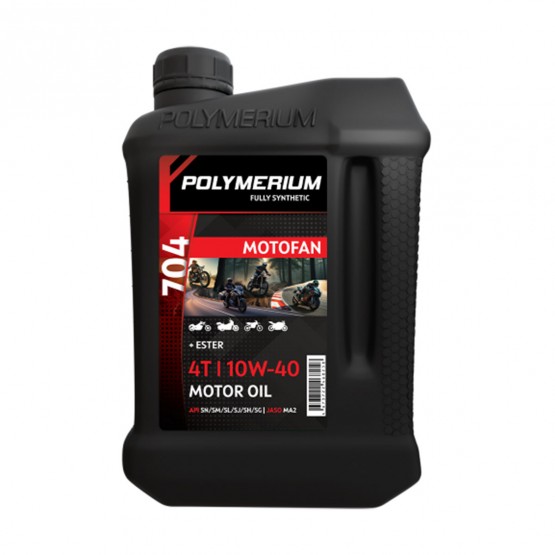 POLYMERIUM MotoFan 704 10W-40 4T, 1 л. POLYMERIUM MotoFan 704 10W-40 4T, 1 л.