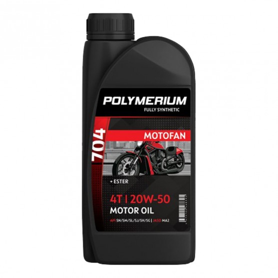 POLYMERIUM MotoFan 704 20W-50 4T, 1 л. POLYMERIUM MotoFan 704 20W-50 4T, 1 л.