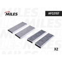 MILES AFC2157 - салонный фильтр угольный