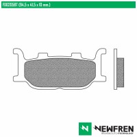 NEWFREN FD0205BT - накладки тормозные
