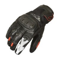RUSH Shorty Black - кожаные мотоперчатки, XS