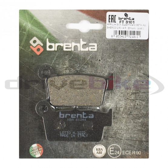 BRENTA FT3101 - накладки тормозные
