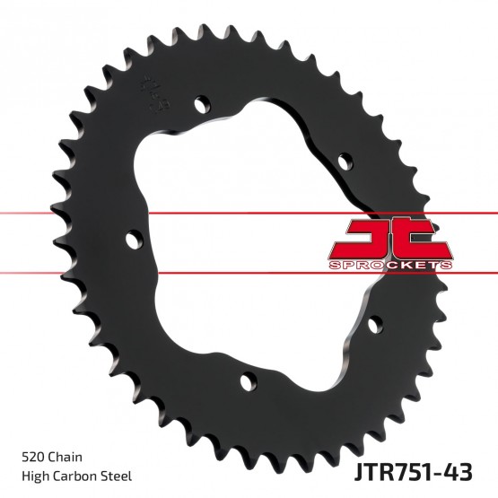 JT SPROCKETS JTR751.43 - звезда приводная ведомая JT SPROCKETS JTR751.43 - звезда приводная ведомая