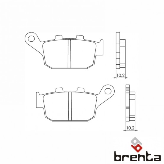 BRENTA FT3073 - накладки тормозные