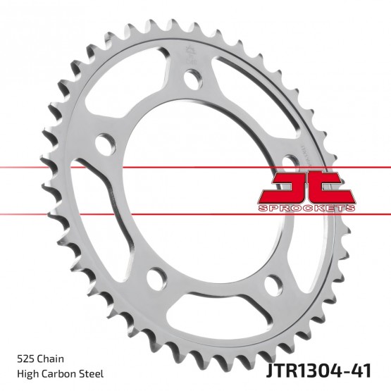 JT SPROCKETS JTR1304.41ZBK - звезда приводная ведомая (черная)