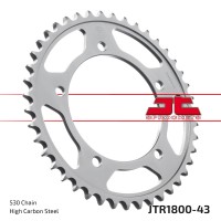 JT SPROCKETS JTR1800.43ZBK - звезда приводная ведомая (черная)