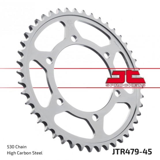 JT SPROCKETS JTR479.45ZBK - звезда приводная ведомая (черная) JT SPROCKETS JTR479.45ZBK - звезда приводная ведомая (черная)