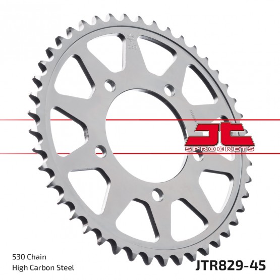 JT SPROCKETS JTR829.45ZBK - звезда приводная ведомая (черная)