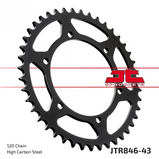 JT SPROCKETS JTR846.43 - звезда приводная ведомая JT SPROCKETS JTR846.43 - звезда приводная ведомая