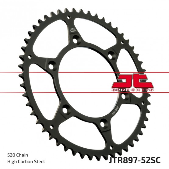 JT SPROCKETS JTR897.52SC - звезда приводная ведомая JT SPROCKETS JTR897.52SC - звезда приводная ведомая