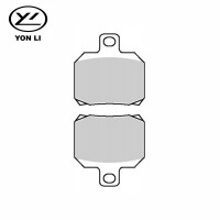YONGLI YL-F128 - накладки тормозные
